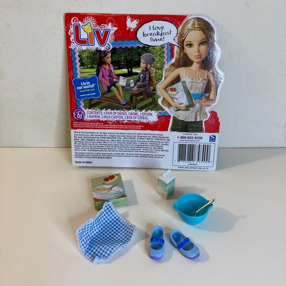 Spin Master 12" LIV Doll Breakfast Time Accessory Set (2010) Complete EUC - Picture 2 of 2